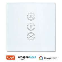 Load image into Gallery viewer, Tuya Smart Life WiFi Curtain Switch for Electric Motorized Curtain Blind Roller Shutter, Google Home, Amazon Alexa Voice Control